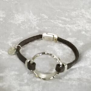 Sweet Lola leather bracelet (some stones missing) 1.1977